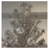 FR - Vintage Aluminum Tinsel Christmas Tree