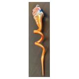 TR - Christopher Radko Clown Snake Glass Ornament
