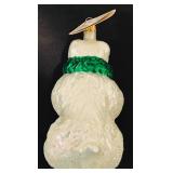 TR - Christopher Radko Glass Polar Bear Ornament with Tag