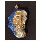TR - Christopher Radko Glass Madonna and Child Holiday Ornament