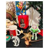 TR - Vintage and Contemporary Christmas Decor Collection with Santa Figures and Tree