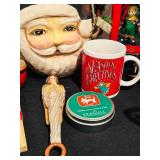 TR - Vintage and Contemporary Christmas Decor Collection with Santa Figures and Tree