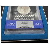 GSA Uncirculated 1884-CC Morgan Dollar NGC MS63 with Original Box and COA