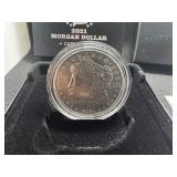 Key Coin 2021-CC Privy Uncirculated Morgan Silver Dollar in Original Mint Box with COA - Greysheet Wholesale Price - $140.00