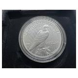 2021-P Uncirculated Peace Silver Dollar in Original Mint Box with COA - Greysheet Wholesale Price - $110.00