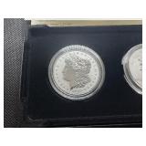 2023-S Reverse Proof Morgan and Peace Silver Dollars - Two Coin Set - Spectacular Coins! - Greysheet Wholesale Price - $114.00