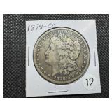 Key Date 1878-CC Morgan Silver Dollar