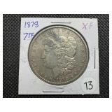 1878 7TF Morgan Silver Dollar Marked XF When Purchased