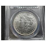 1883-O Morgan Silver Dollar PCGS MS62- PCGS Price Guide is $85