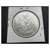 1890 Morgan Silver Dollar Marked AU When Purchased - Nice Mint Luster!!