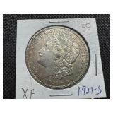 1921-S Morgan Silver Dollar Marked XF When Purchased