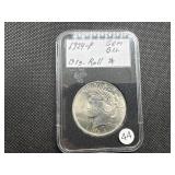 1924 Peace Silver Dollar Marked Gem BU Original Roll