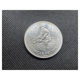 1987 BU 1 Oz. Silver Engelhard Prospector -- Hard to Find!