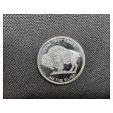 BU One Ounce .999 Silver Buffalo Round