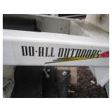 Clay Pigeon Thrower Set Up on Wagon w/Battery