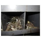 72 Compartment Bolt Bin w/Contents 34"x42"x12"