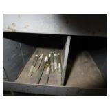 72 Compartment Bolt Bin w/Contents 34"x42"x12"