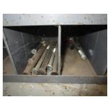 72 Compartment Bolt Bin w/Contents 34"x42"x12"