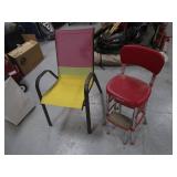 Step Stool Chair & Patio Chair