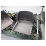 Ice Fishing Sled/Pop Up Shelter w/8" Jiffy Ice Auger