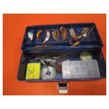 Bait Bucket, Tackle Boxes & Vintage Tackle