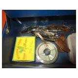 Bait Bucket, Tackle Boxes & Vintage Tackle