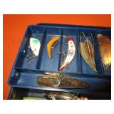 Bait Bucket, Tackle Boxes & Vintage Tackle