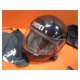 (2) Helmets w/Comunication System size Large & Medium