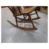 Vintage Rocking Chair & Desk