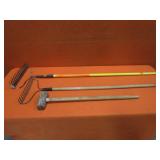 Sledge Hammer & Rakes