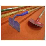 Thatching Rake & Kids Garden Tools