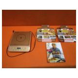 Copper Chef Induction Cooktop w/Griddle & Grill Pans