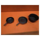 Cast Iron Pans & Pot