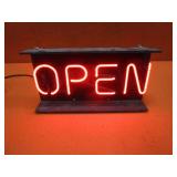 Neon Open Sign 9"x18"