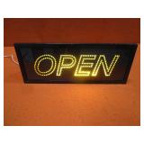 Lighted Open Sign 6"x16"
