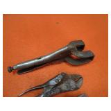 Vise Grips & Crescent Wrenches