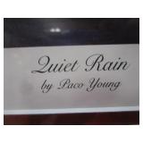 Paco Young "Quiet Rain" S&N Print 70/5300 34"x26" Frame