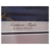 Robert Hartman "Northern Flight" S&N Print 3221/5000 24"x33" Frame