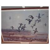 John Green "Mallard Mirage" S&N Print 369/1000 29"x22" Frame