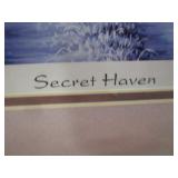 Mark Perry "Secret Haven" S&N Ducks Unlimited Special Edition Print 4883/5700 17"x16" Fame Size