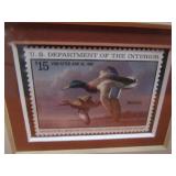 James Hartman Ducks Unlimited 1996 Duck Stamp S&N Print 7686/12111 17"x16" Frame Size