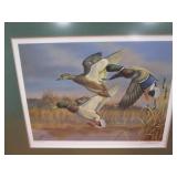 Wilhelm Goebel 1996 ND Resident Small Game Stamp Conservation Edition S&N Print 90/150 17"x16" Frame Size