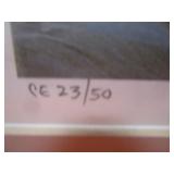 Louis Frisino 1988-89 ND Trout & Salmon Stamp S&N Conservation Edition Print 23/50 17"x15" Frame Size