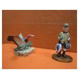 Ducks Unlimited Decanter & Duck Hunter Figure