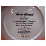 Bruce Miller Collector Plates, Deer Scenes