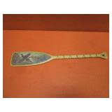 Nancy Luloff Decorative Boat Orr w/Pheasant Scene 6"x35"