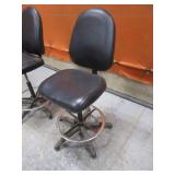 (2) Adjustable Height Bar Stools