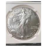 2022 AMERICAN SILVER EAGLE NGC MS70