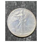1945-D US WALKING LIBERTY HALF DOLLAR