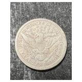 1907 US BARBER QUARTER